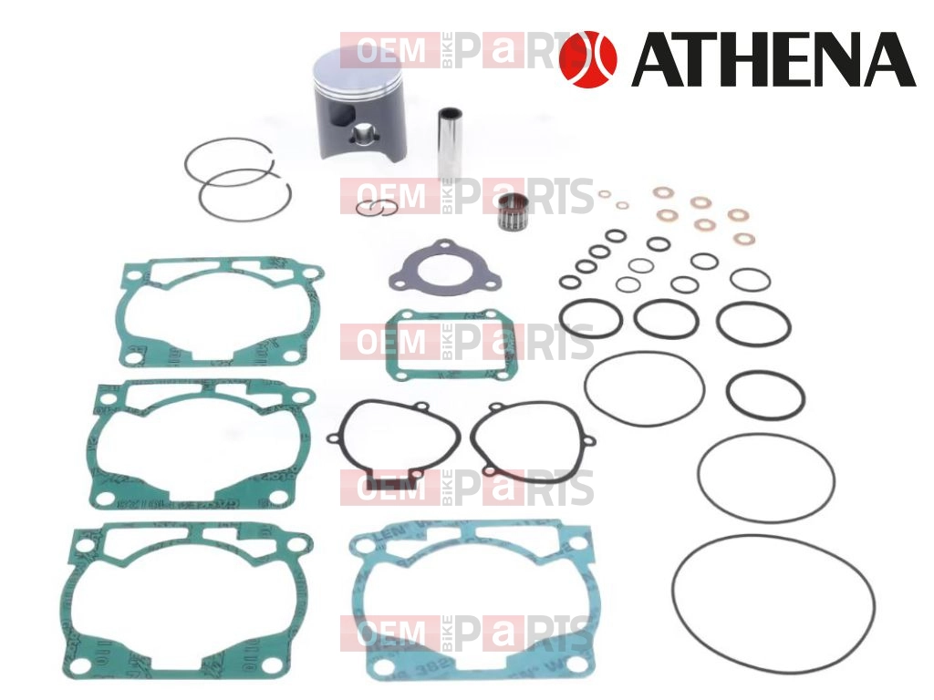 Piston + Top gasket kit (66.36 mm - C - Cast)