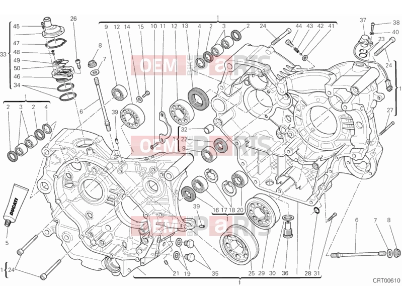 DUCATI 2013 Monster 659 CRANKCASE » ENGINE CASE