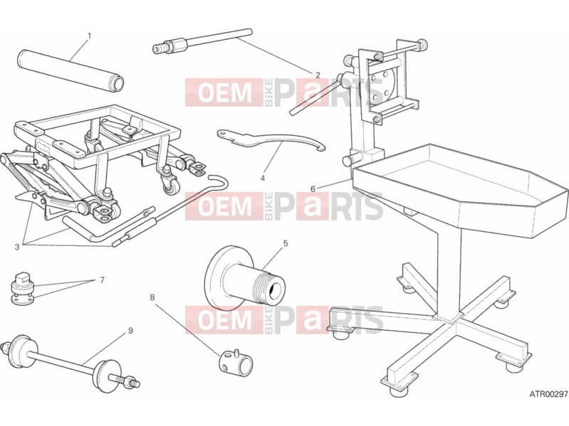 DUCATI 2013 HYPERSTRADA WORKSHOP SERVICE TOOLS (FRAME) » FRAME