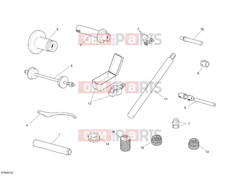DUCATI 2010 Multistrada 1100 S WORKSHOP SERVICE TOOLS, FRAME » FRAME