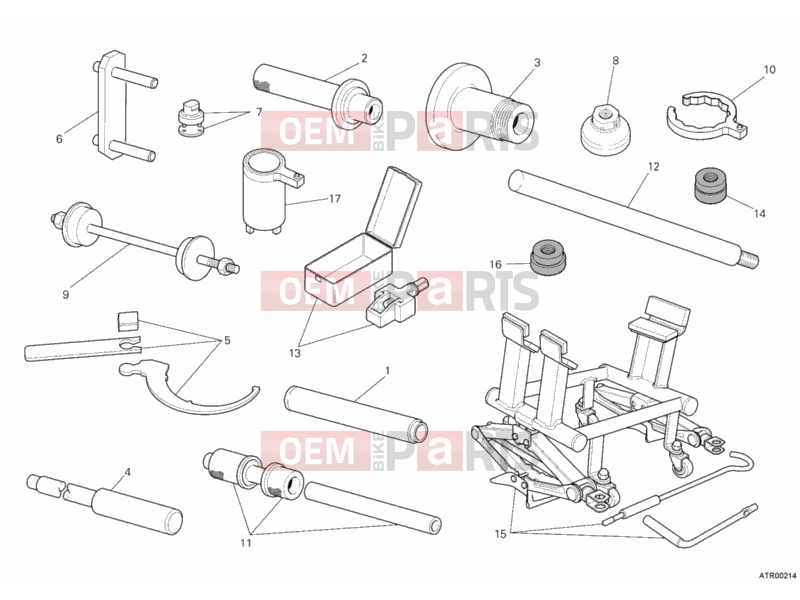 DUCATI 2010 Multistrada 1200 S Touring WORKSHOP SERVICE TOOLS, FRAME » FRAME