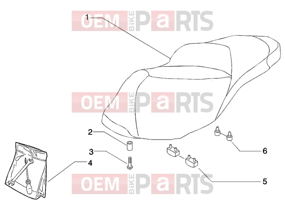 PIAGGIO Chassis » Saddle