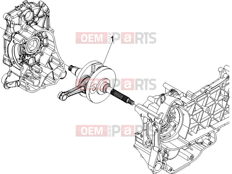 PIAGGIO Beverly 125 Engine » Crankshaft