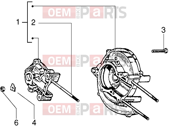PIAGGIO Engine » Cranckcase, assy