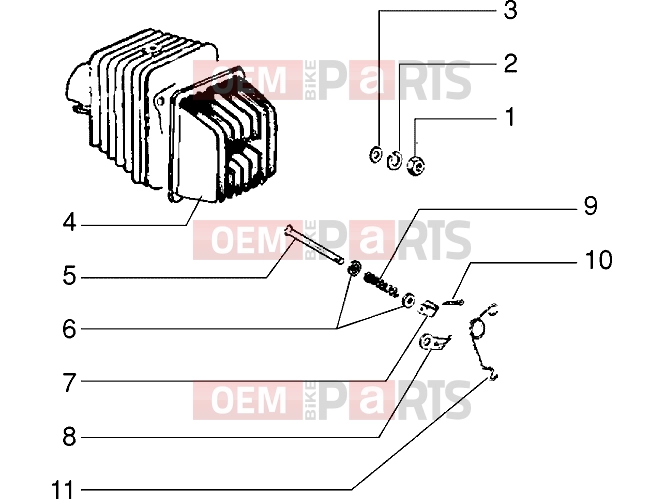 PIAGGIO Engine » Cylinder head