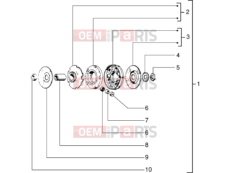 PIAGGIO Engine » Driving pulley