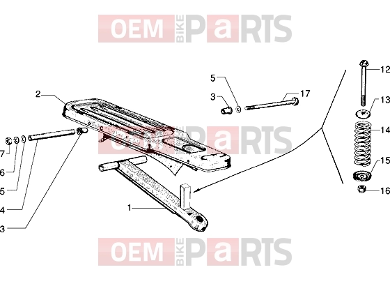 PIAGGIO Chassis » Swinging support