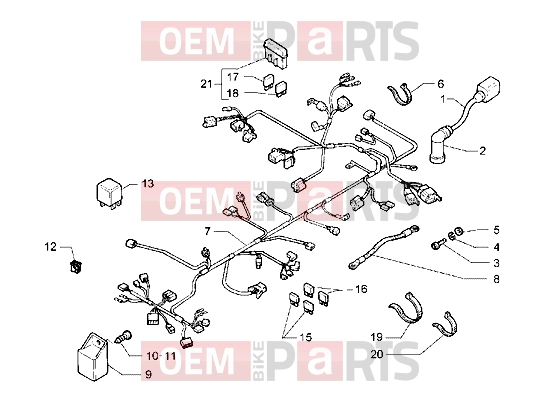 PIAGGIO Electrical system » Electrical devices