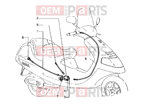 Handlebars » Transmissions - Piaggio Hexagon LX
