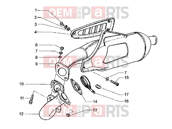 Engine » Silencer - Piaggio Hexagon LXT