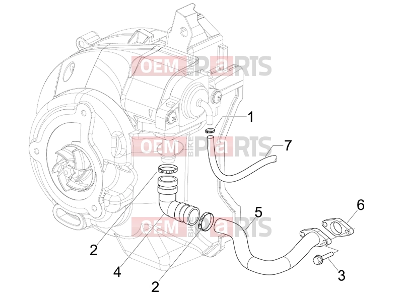 PIAGGIO MP3 125 Engine » Secondary air box
