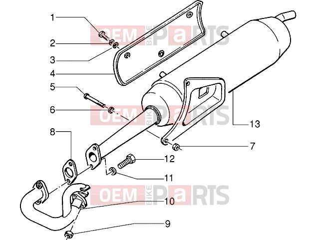 Engine » Silencer - Piaggio NRG