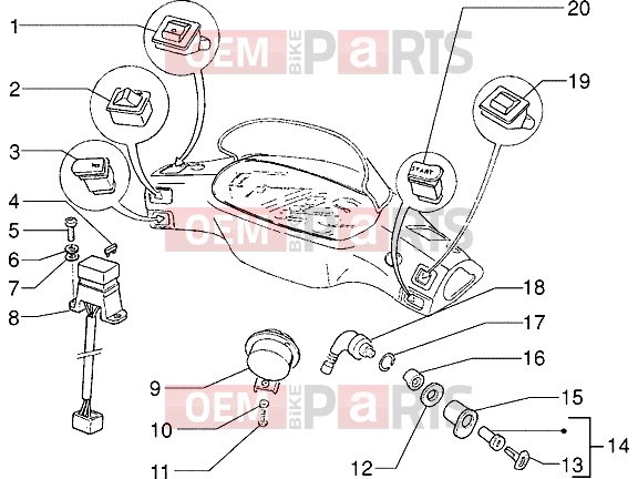 PIAGGIO Electrical system » Electrical devices
