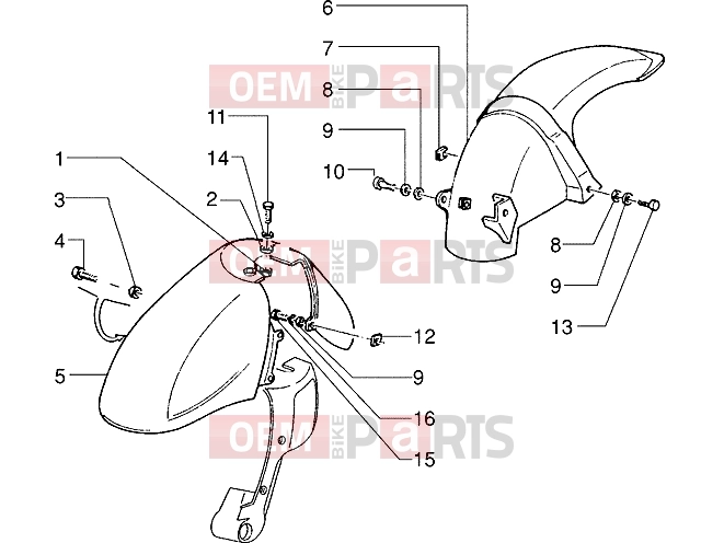 PIAGGIO Suspensions-Wheels » Front fork