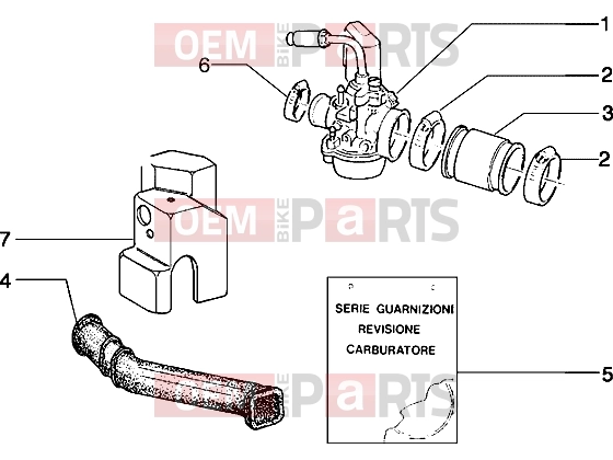 PIAGGIO Engine » Carburettor