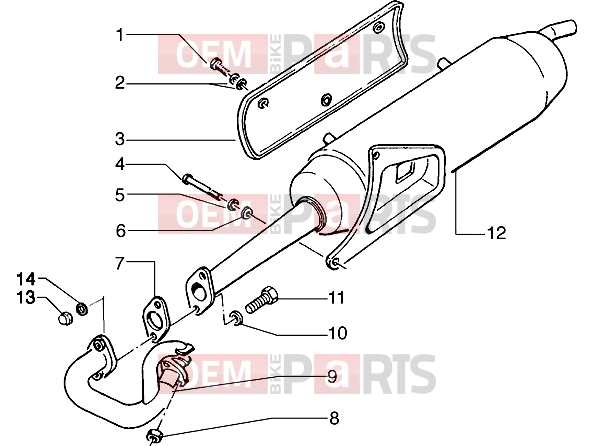 PIAGGIO Engine » Silencer