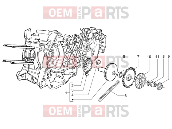 PIAGGIO Engine » Driving pulley