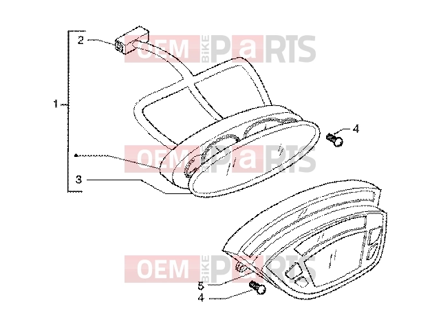Electrical system » Instruments set - Piaggio X9 200