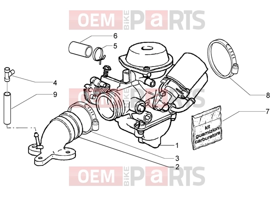 PIAGGIO Engine » Carburettor