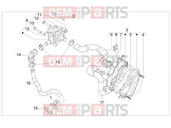 PIAGGIO Engine » Secondary air box