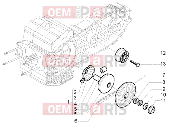 PIAGGIO Engine » Driving Pulley