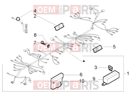 PIAGGIO Electrical system » Main Cables Unit