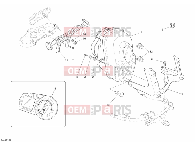 DUCATI 2008 Multistrada 1100 HEADLIGHT » LIGHTING SYSTEM