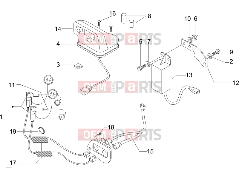 PIAGGIO X9 500 Evolution ABS Electrical system » Handsfree kit