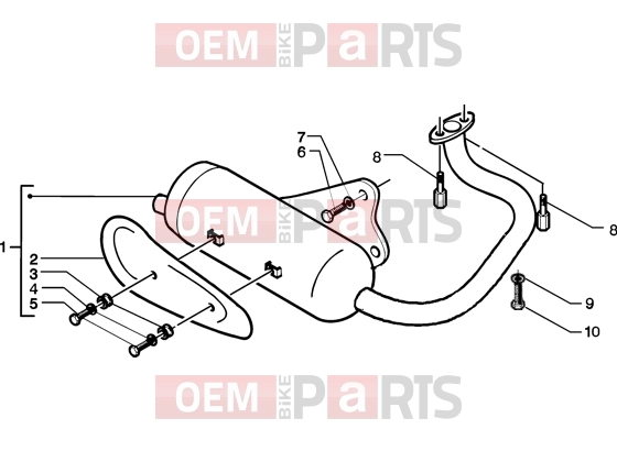 PIAGGIO Chassis » Silencer
