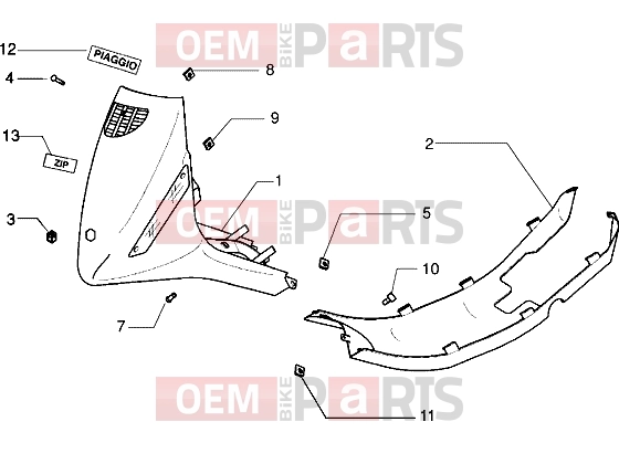 PIAGGIO Chassis » Shield-Spoiler