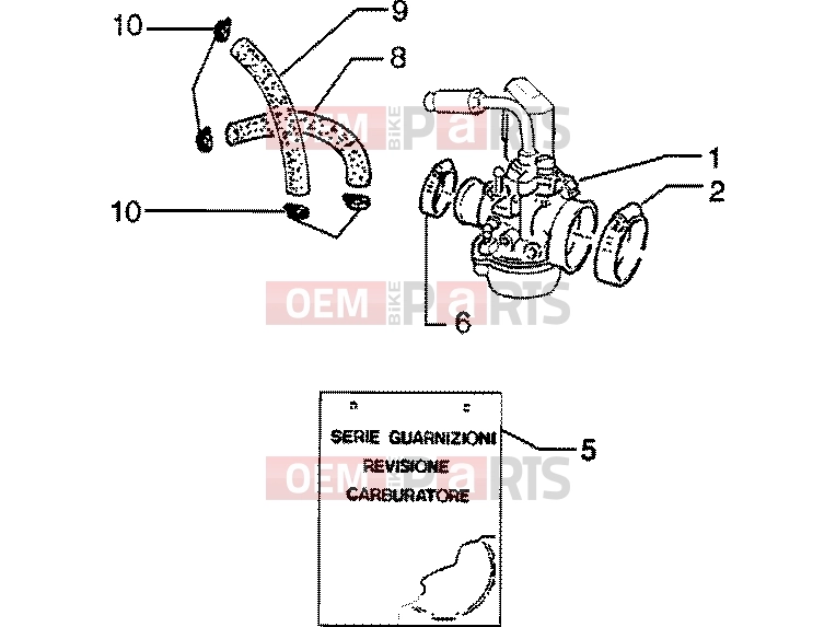 PIAGGIO Engine » Carburettor