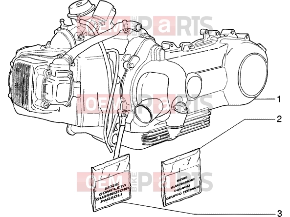 Engine » Engine - Piaggio Fly 125 4T