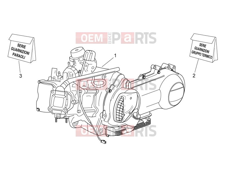 APRILIA Atlantic 125 E3 ENGINE » Engine