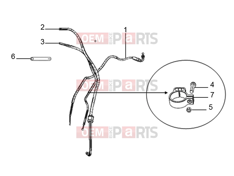 Frame » Cables - Derbi STX 150 2015
