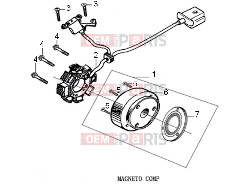 derbi STX 150 Engine » MAGNETO COMP