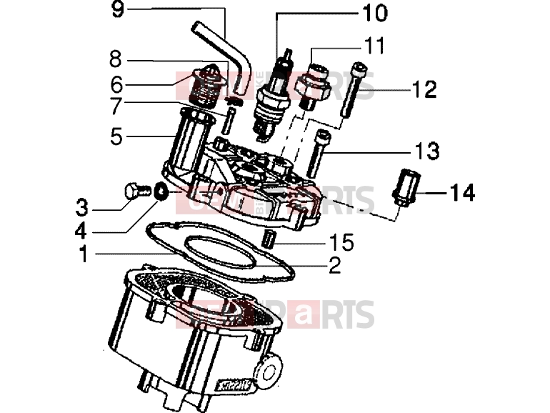 gilera Eaglet automatic Engine » Head