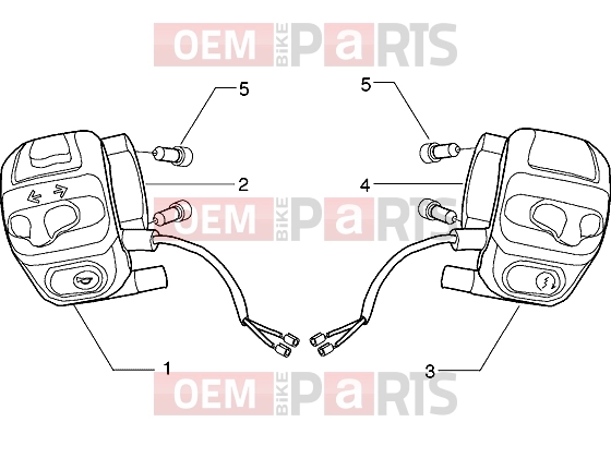 Electrical system » Electrical devices - Gilera Ice