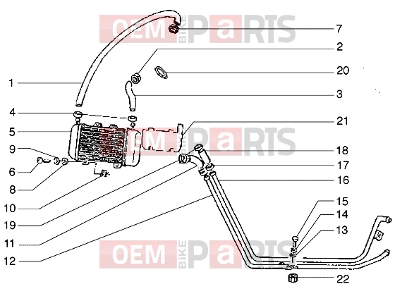 Engine » Installation de refroidissement - Gilera Runner 50 2T