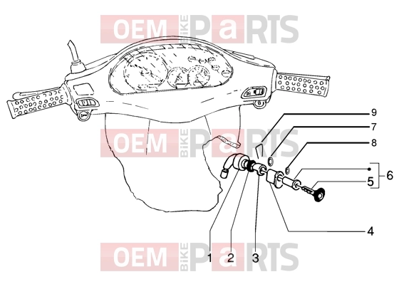 Electrical system » Electrical device - Gilera Runner 125 VX 4T
