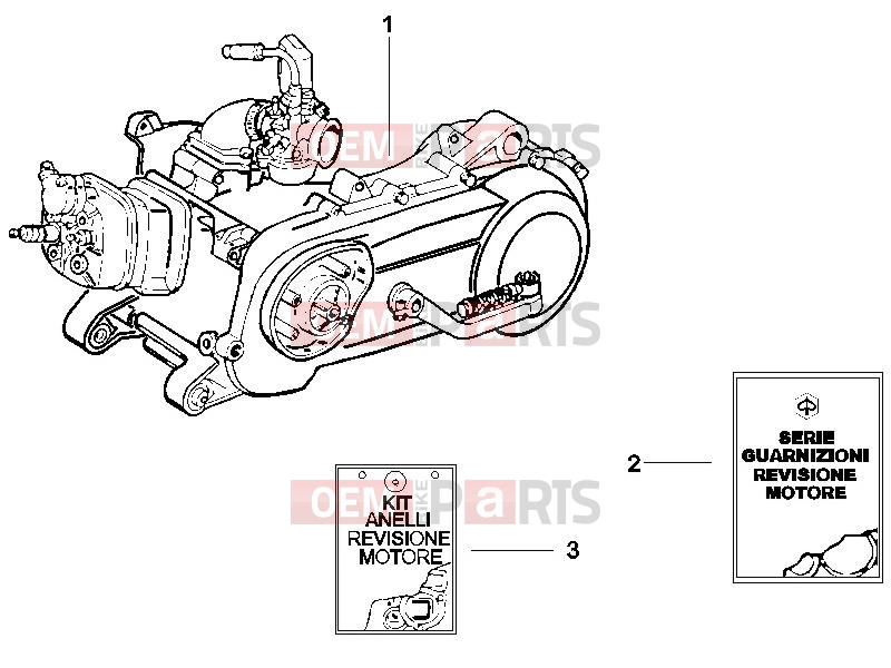 gilera 2007 Runner 50 SP -SC- Engine » Engine, assembly