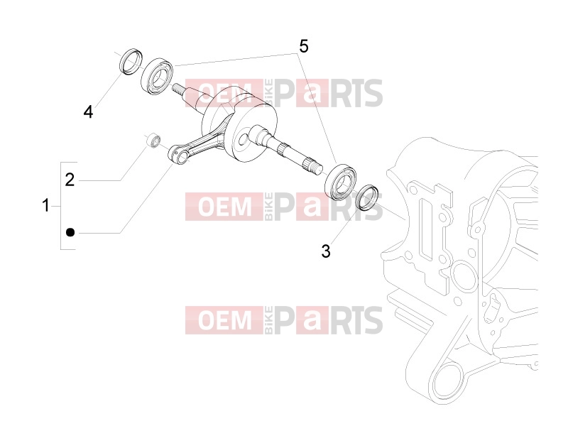 gilera 2012 Runner 50 SP Engine » Crankshaft