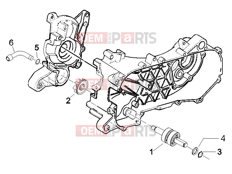 gilera 2014 Runner 50 SP Engine » Cooler pump