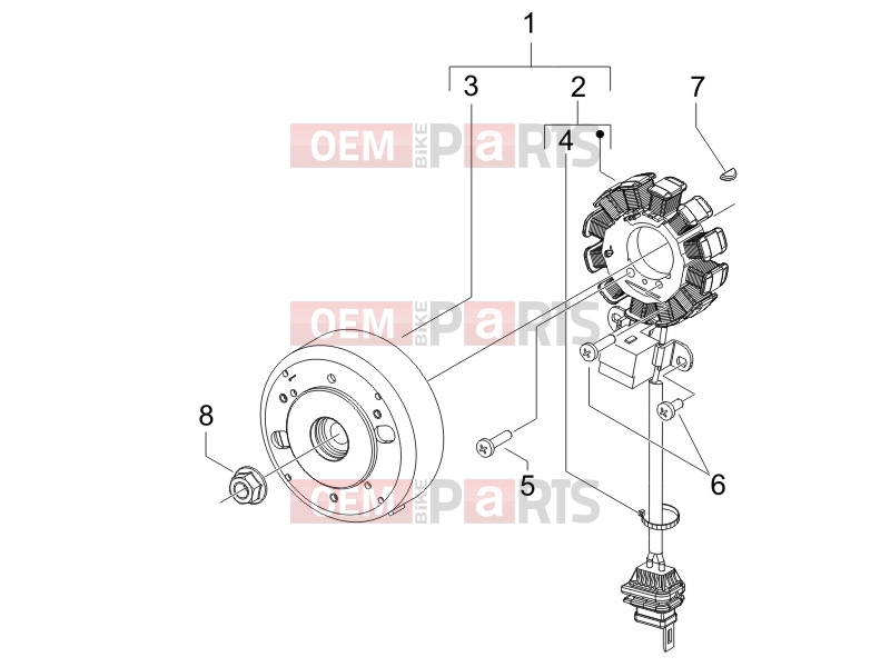 gilera 2019 Runner 50 SP Engine » Flywheel magneto