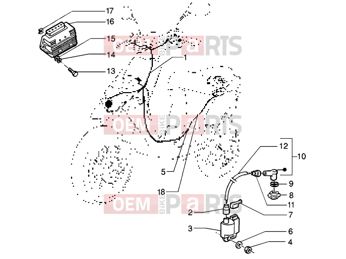 gilera Stalker 50 Electrical system » Electrical devices