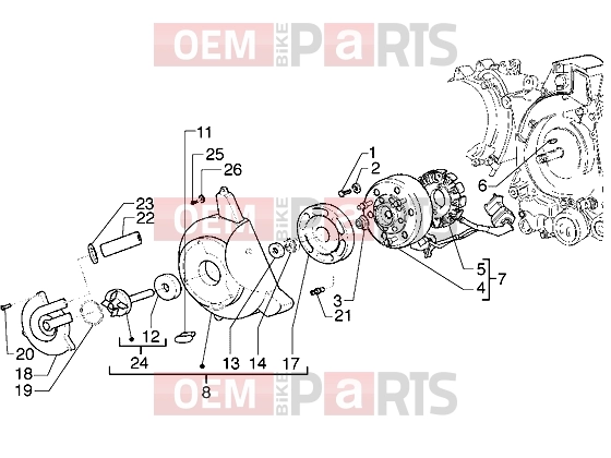 gilera Runner VX Engine » Flywheel magneto