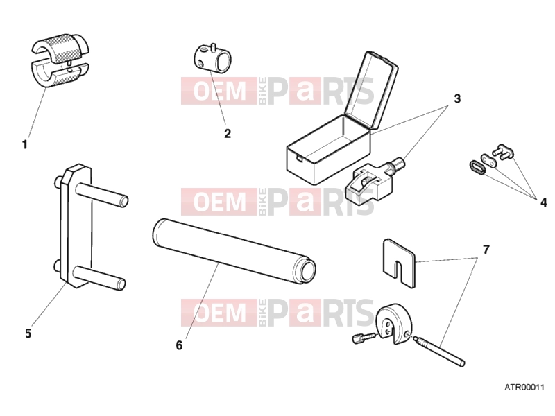 DUCATI 2007 Monster 400 WORKSHOP SERVICE TOOLS, FRAME » FRAME