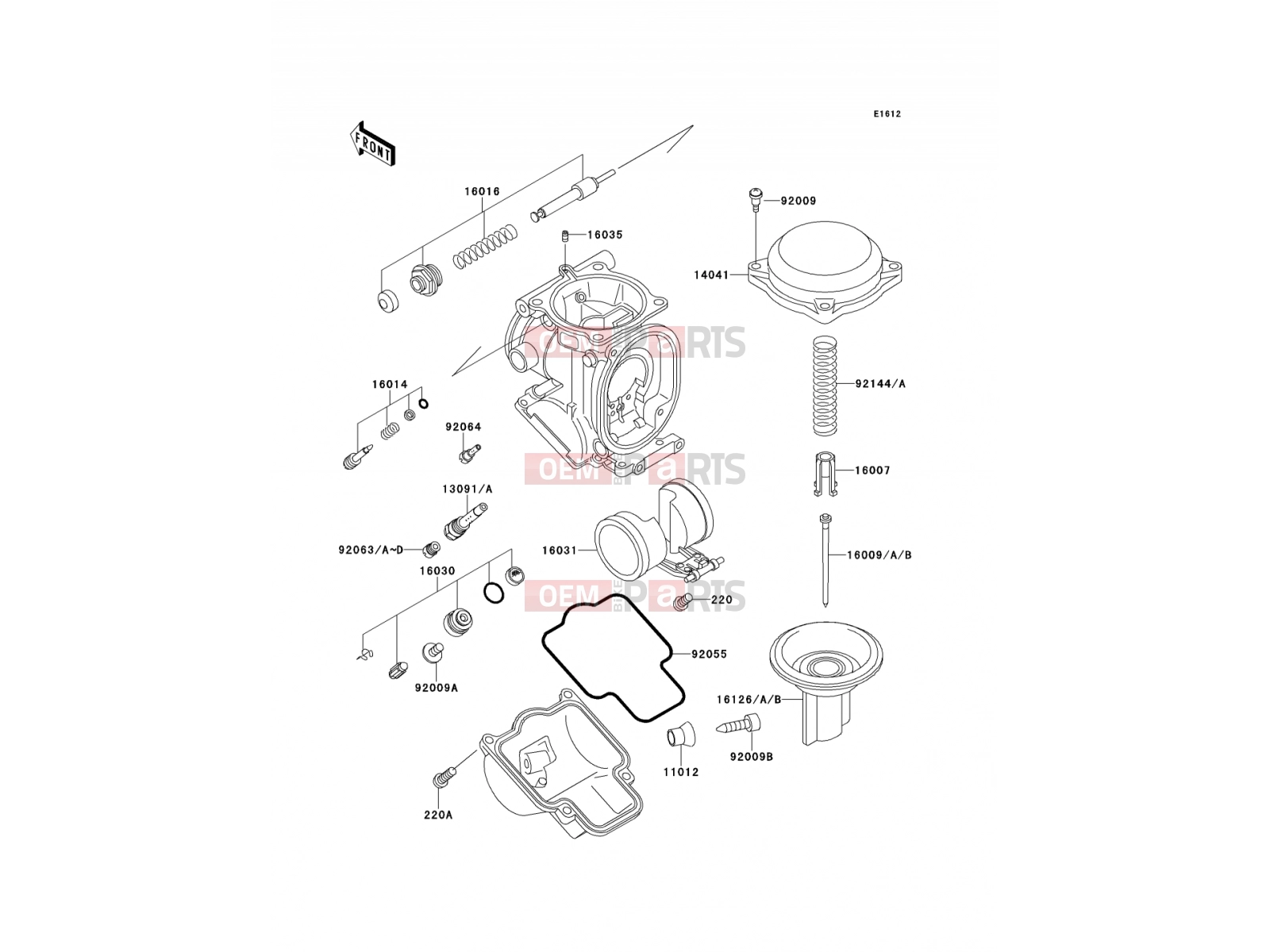 KAWASAKI 1999 Carburetor Parts