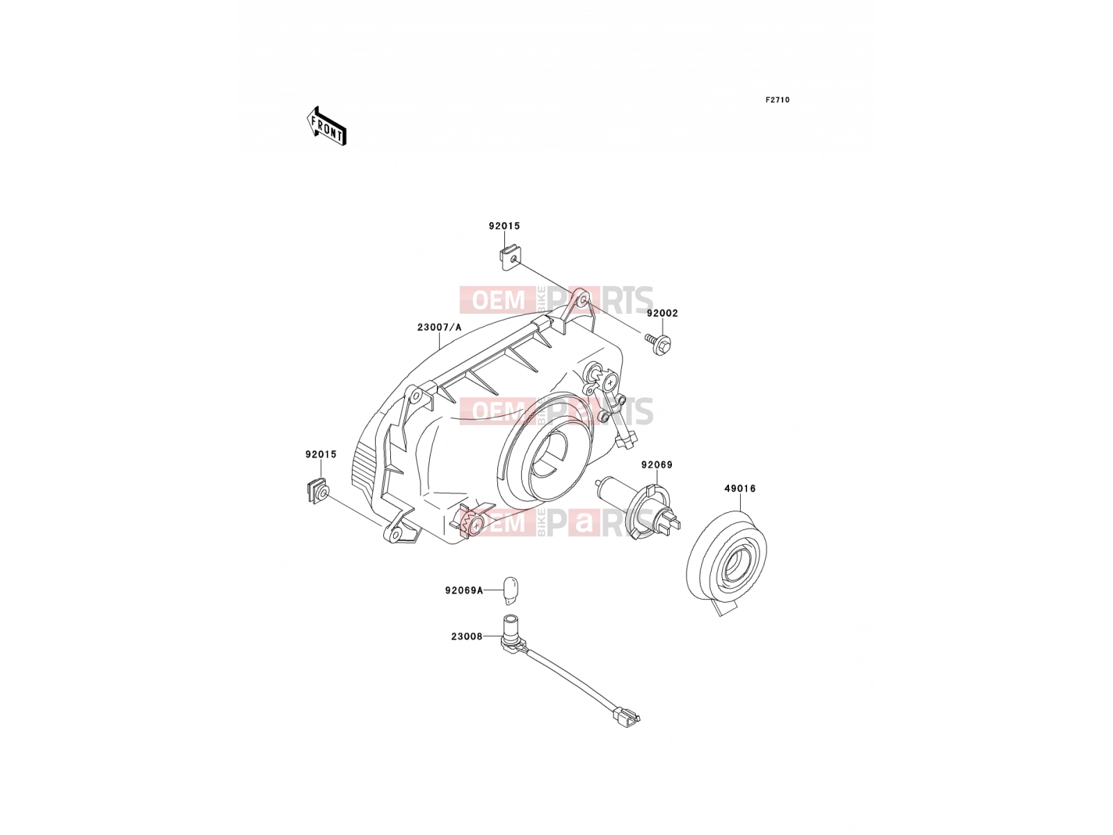 KAWASAKI 1999 Headlight(s)