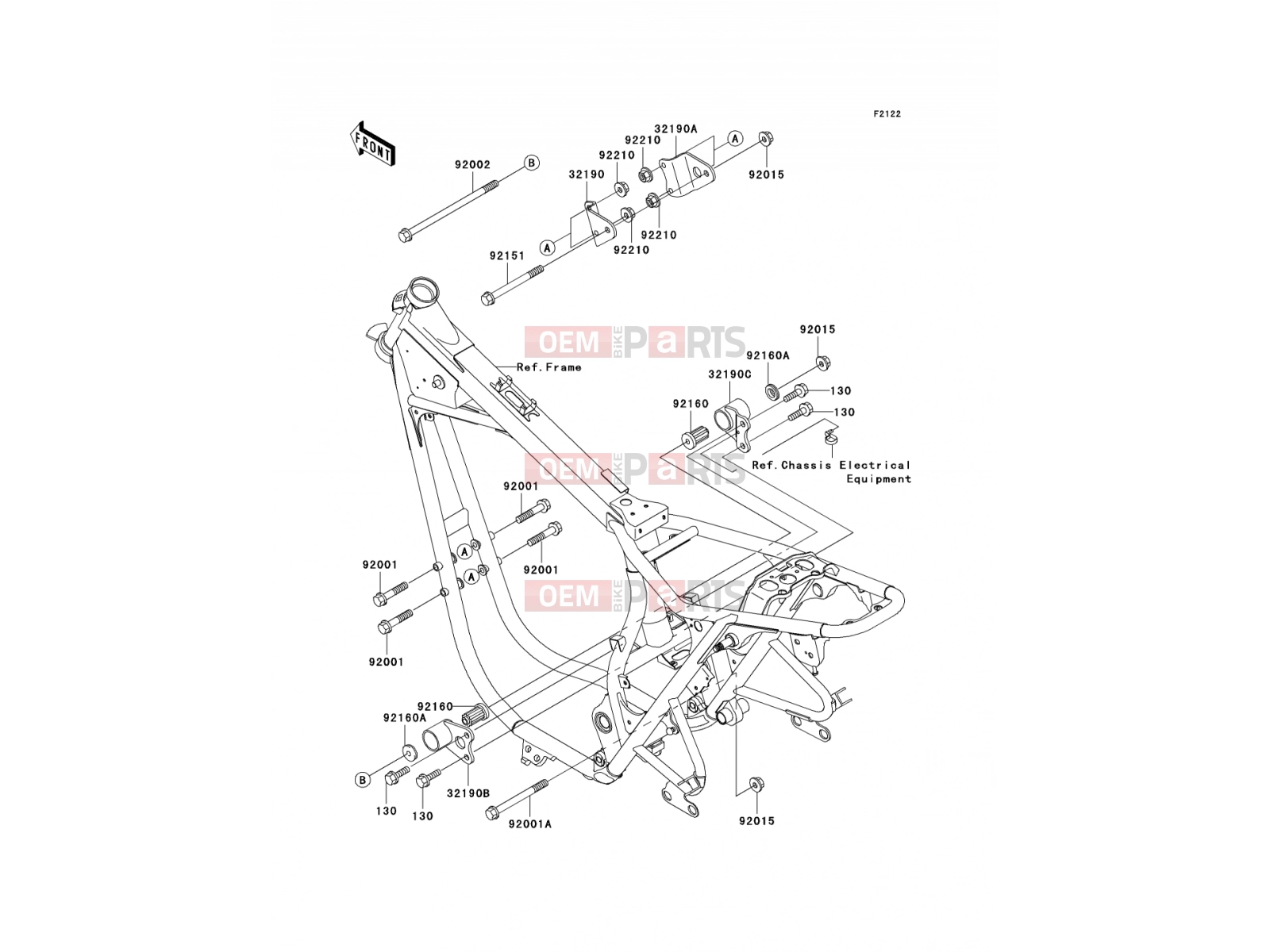 KAWASAKI 2003 Engine Mount