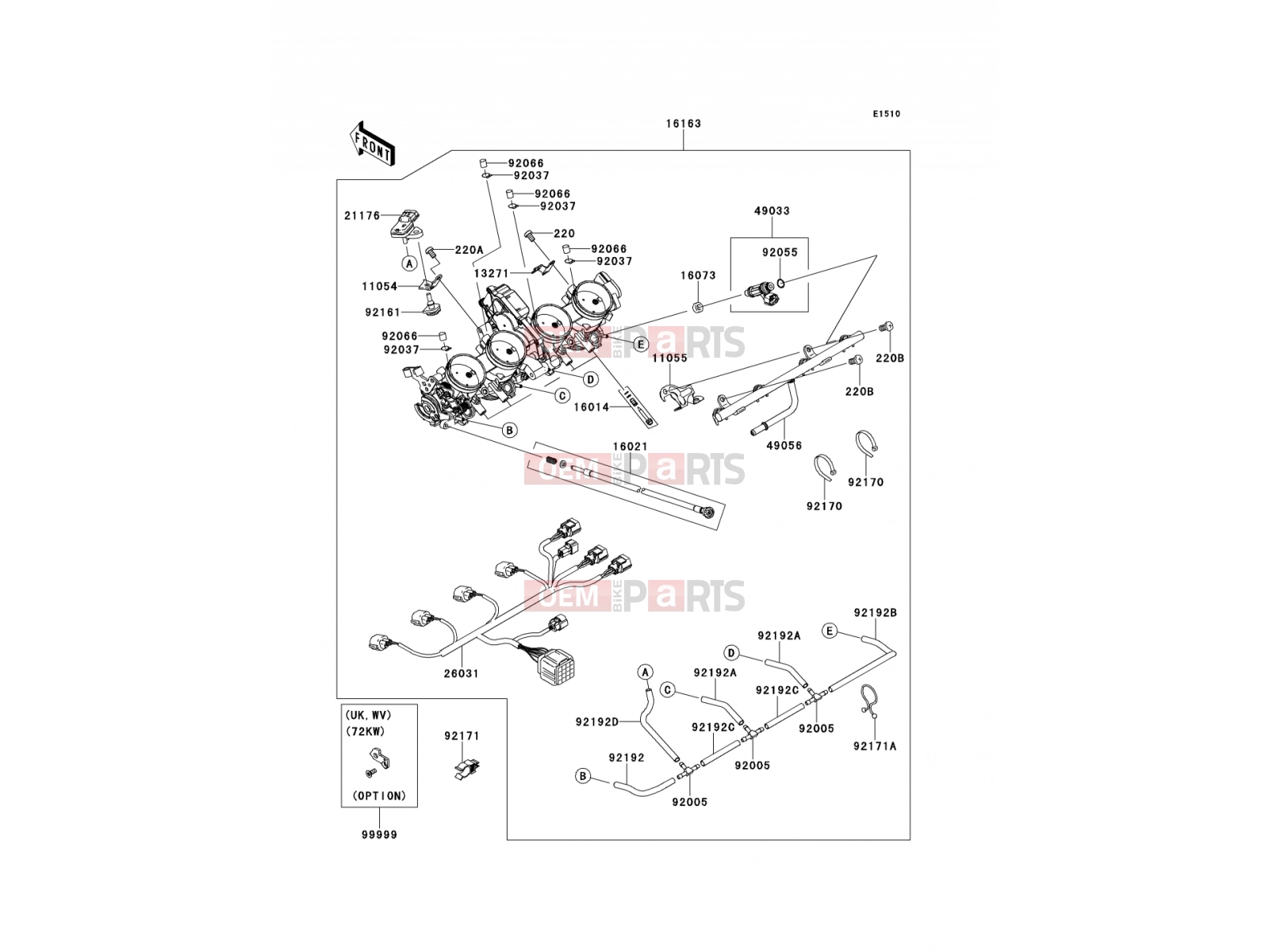 KAWASAKI 2009 Throttle